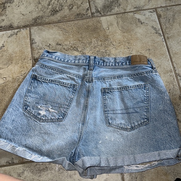 American Eagle Distressed Jean Shorts - Picture 2 of 2